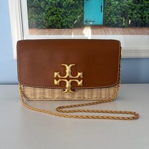 Tory Burch Brown and Tan Crossbody Bag